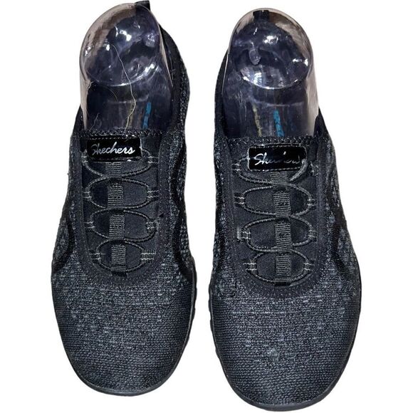 Skechers black breath easy infi-knity slip on shoes - Picture 4 of 13